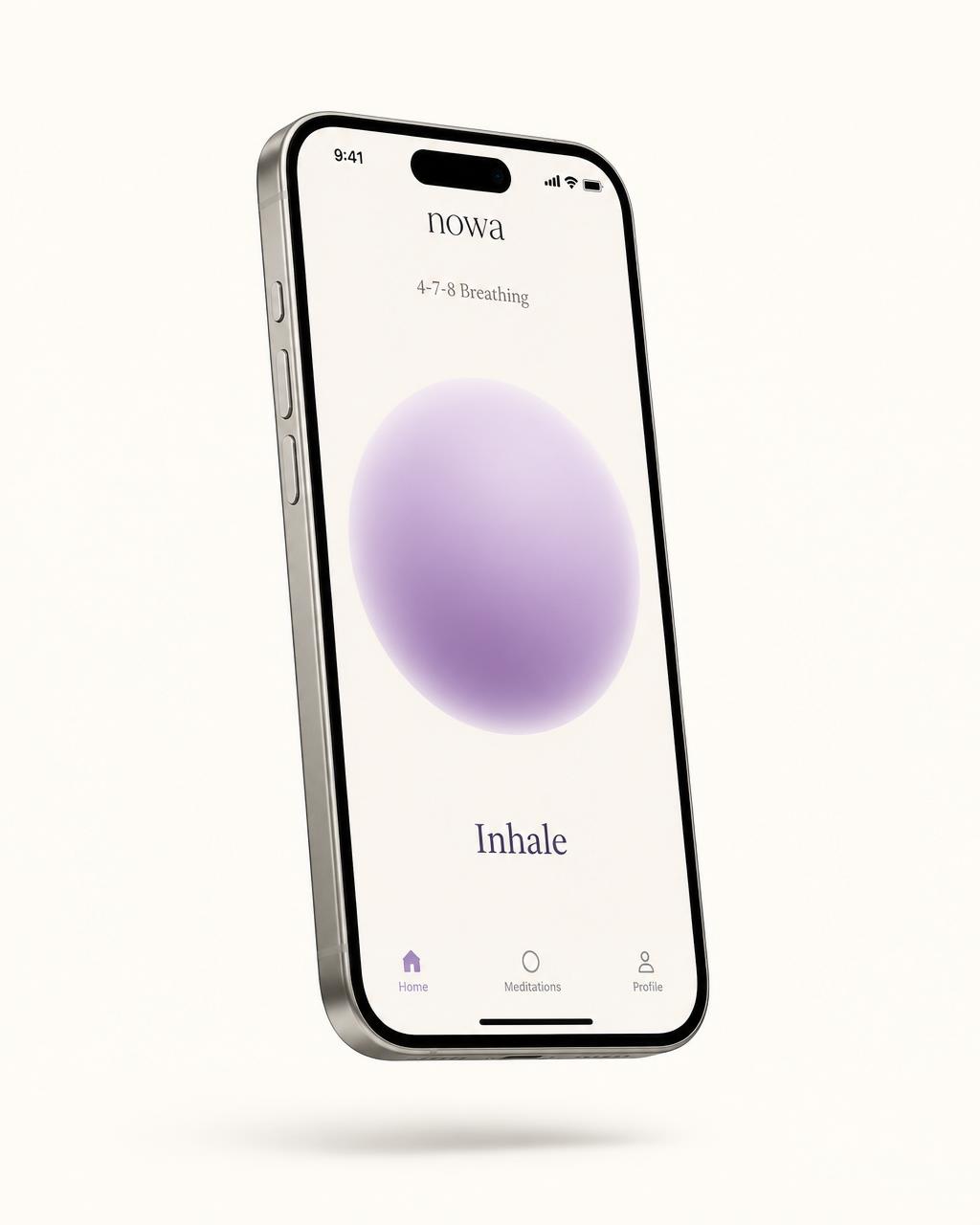 nowa app on iPhone showing the Control Pause measurement